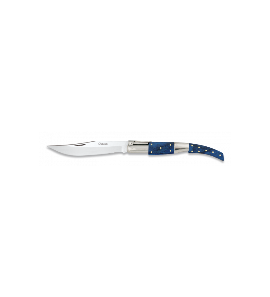 Navaja arabe carraca Nº2. stamina azul.