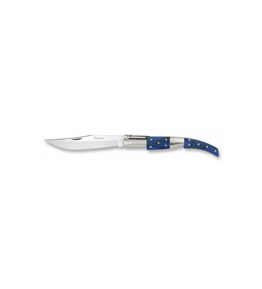 Navaja arabe carraca Nº00. stamina azul.