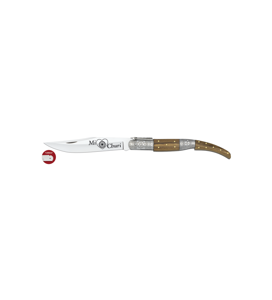 Navaja arabe carraca Nº4 madera zebra.Ho