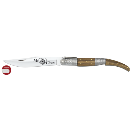 Navaja arabe carraca Nº4 madera zebra.Ho