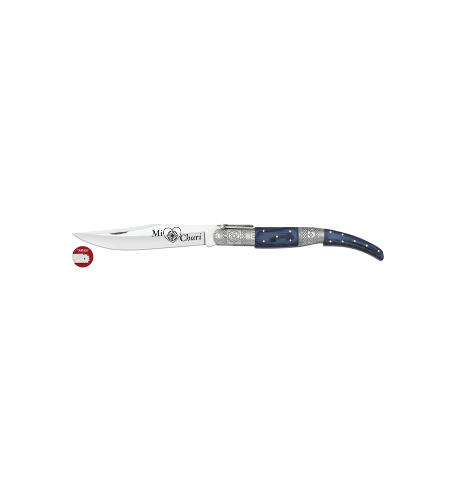 Navaja arabe carraca Nº3.stamina azul.Ho