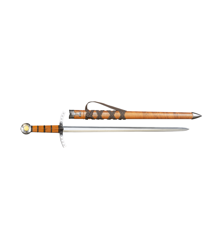 Espada marrón Tole 10 Cruz Templaria