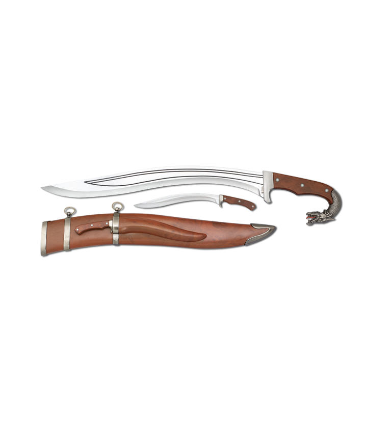 Cuchillo TOLE10.  Dragón. H: 31 cm