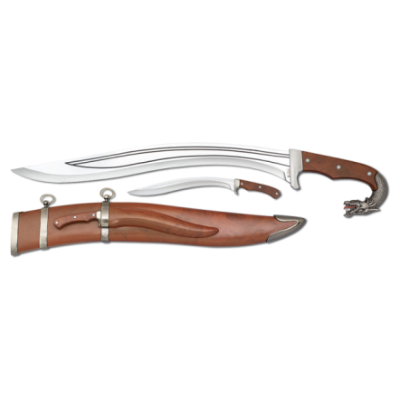 Cuchillo TOLE10.  Dragón. H: 31 cm