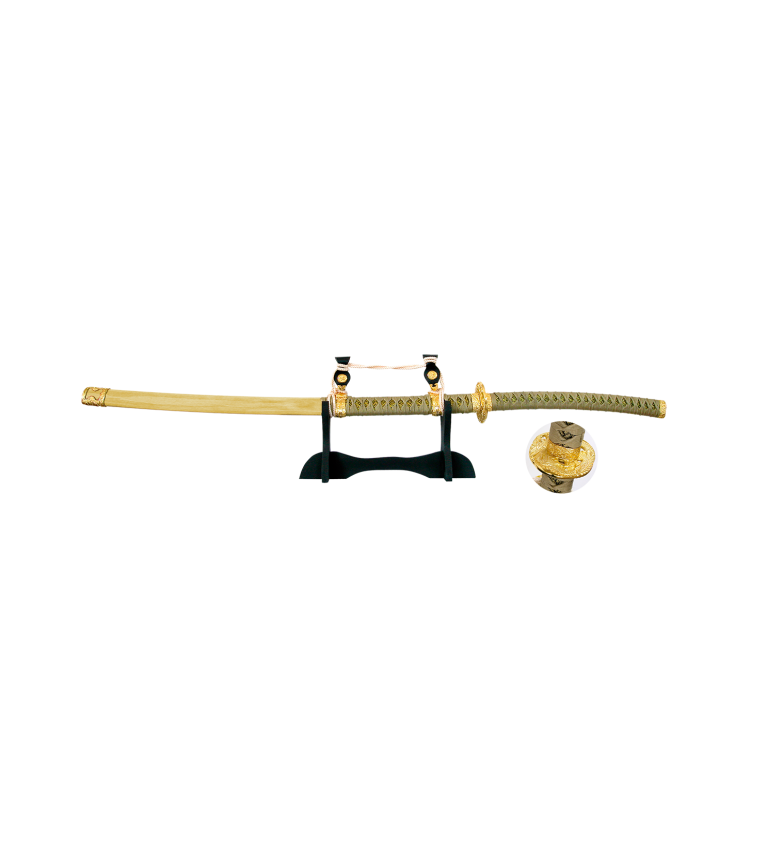 Katana TACHI TOLE10. Peana. Hoja 69 cm