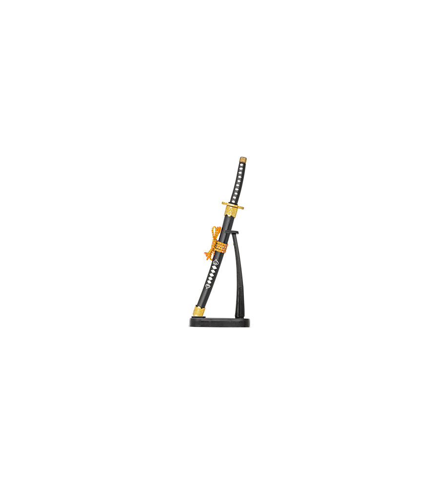 Mini Katana negra c/ peana