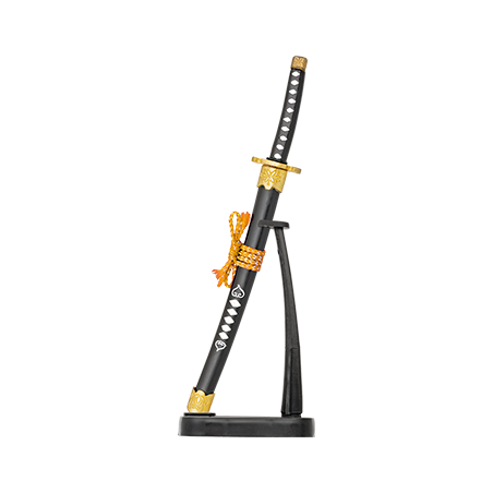 Mini Katana negra c/ peana