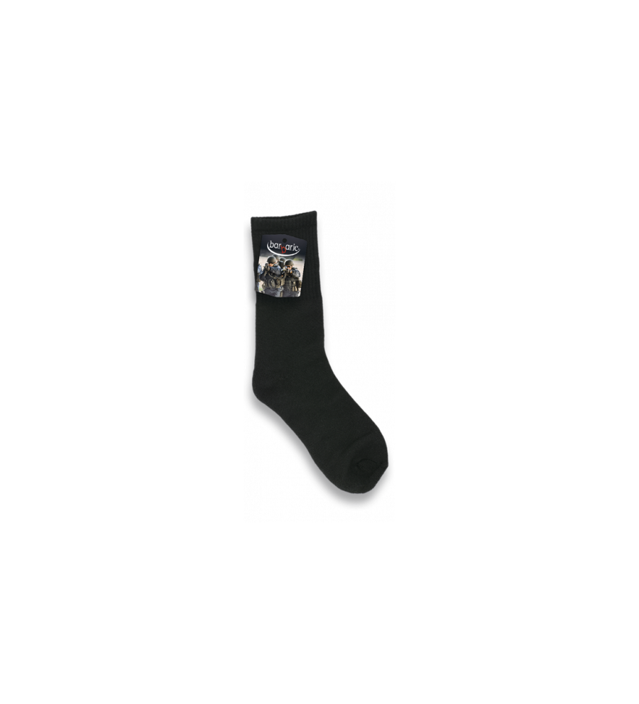 Calcetines Barbaric Negros. Talla única