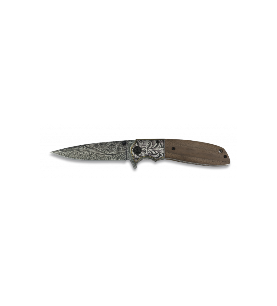 Navaja Albainox impresa. Hoja: 9.6cm