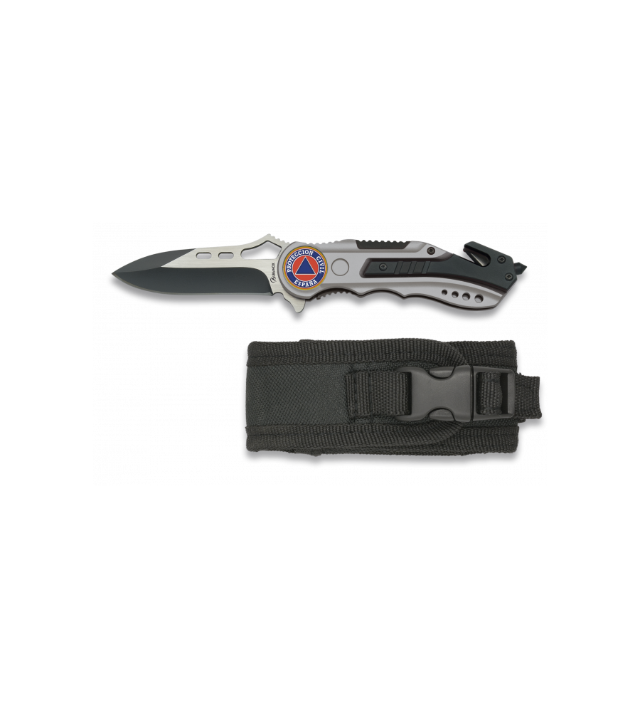Navaja Albainox gris sin sierra. h:6.5