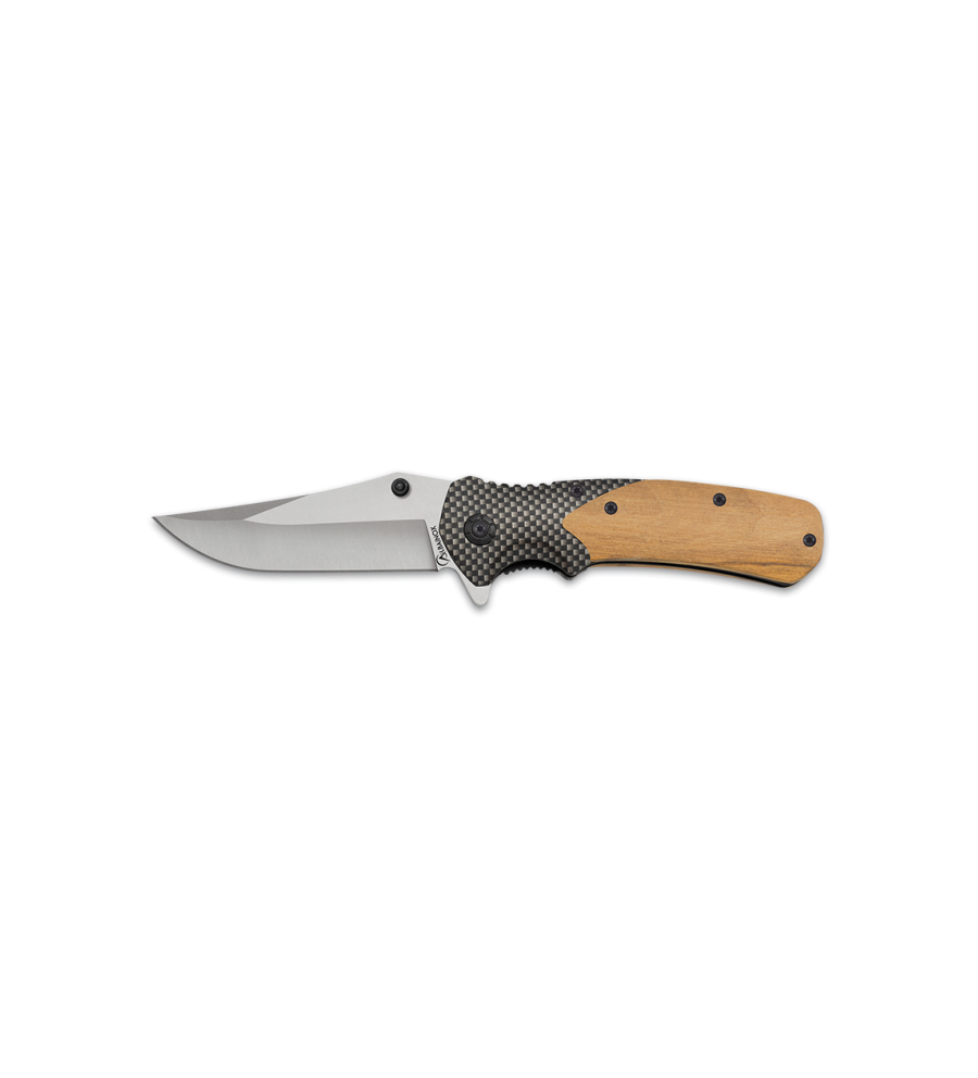 Navaja ALBAINOX madera, virola 3D.