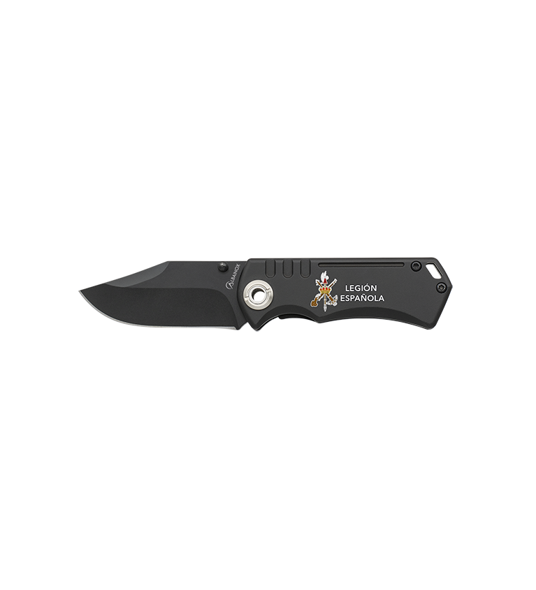 navaja albainox negra con tornilleria ca
