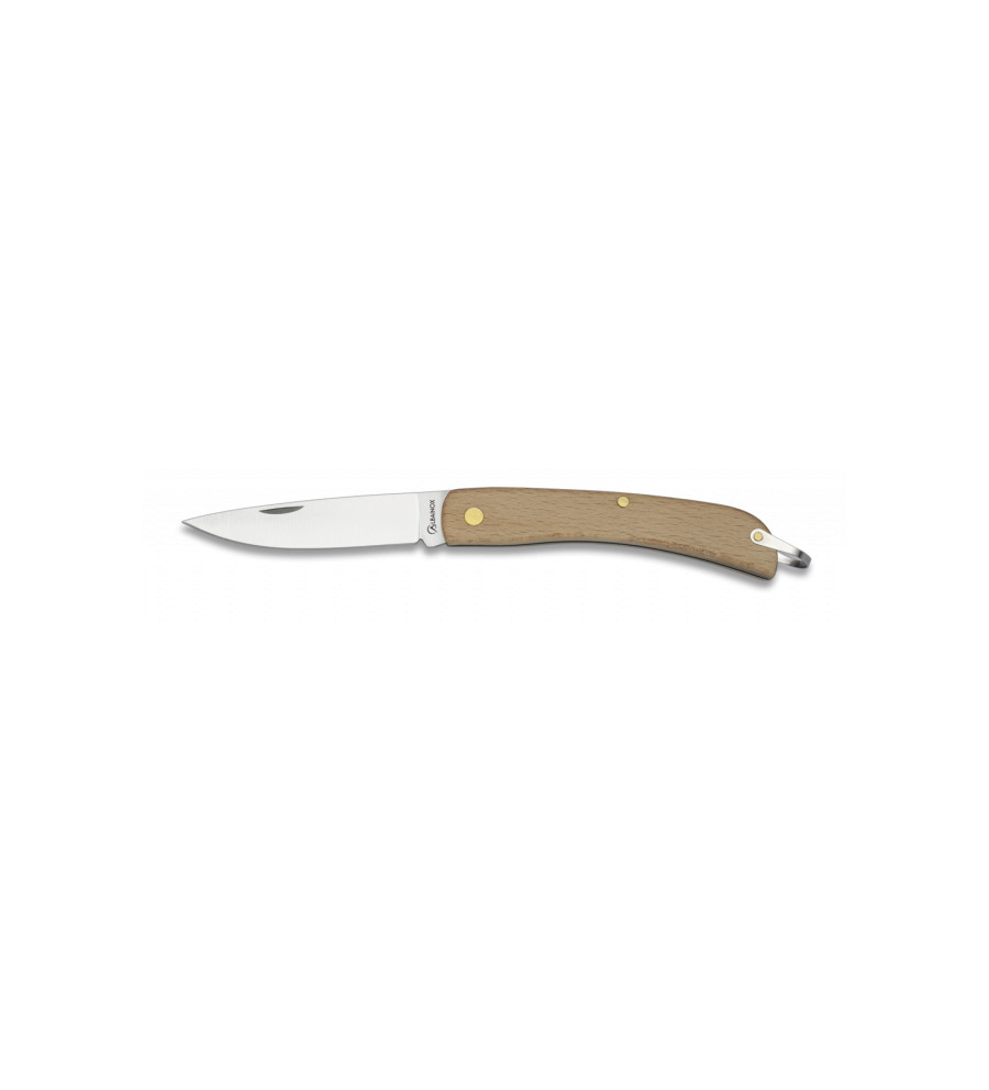 NAVAJA CAMPAÑA MADERA. INOX. 8.5 CM