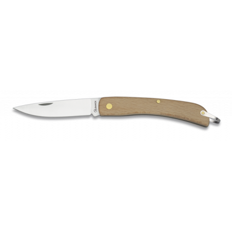 NAVAJA CAMPAÑA MADERA. INOX. 8.5 CM