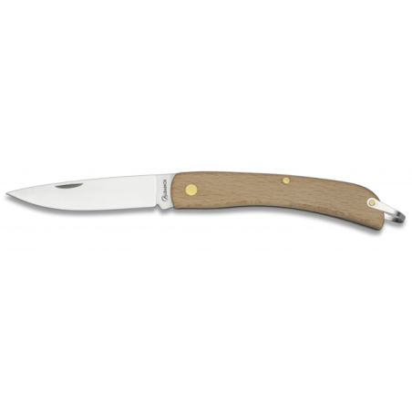 NAVAJA CAMPAÑA MADERA. INOX. 9.5 CM