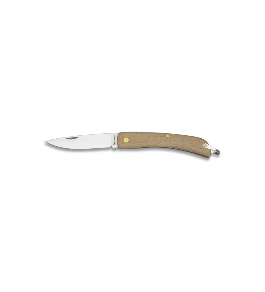 NAVAJA CAMPAÑA MADERA. INOX. 6.8 CM