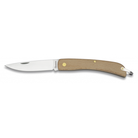NAVAJA CAMPAÑA MADERA. INOX. 6.8 CM