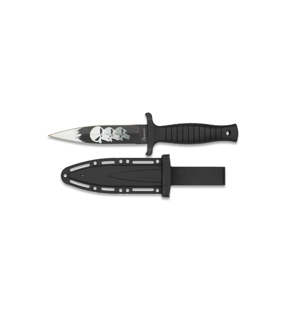 Cuchillo botero Albainox 3Dcalaveras hoj