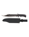 cuchillo albainox negro puño goma. h: