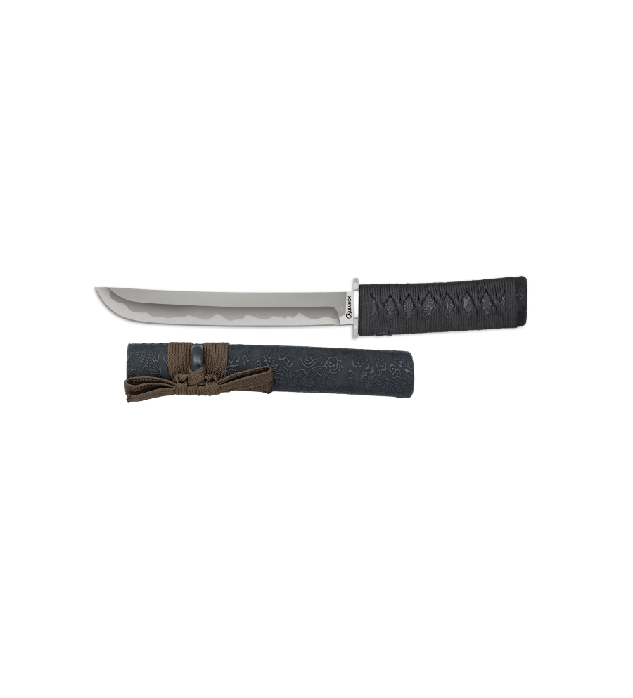 Katana táctica CNC con funda decorada  h