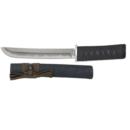 Katana táctica CNC con funda decorada  h