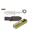 Cuchillo espiga. Total 14.7 cm. C/Funda