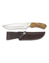 Cuchillo Caza Mango Olivo. Total: 26.1