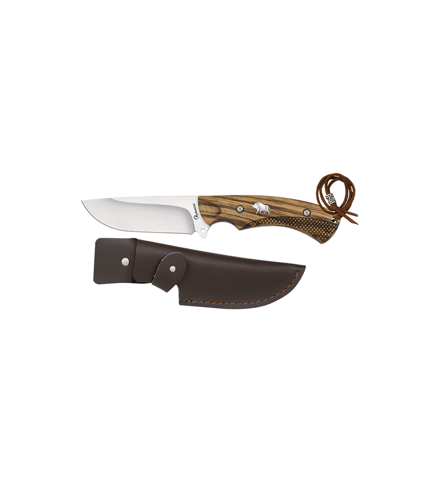 Cuchillo caza Albainox jabalí. funda pie