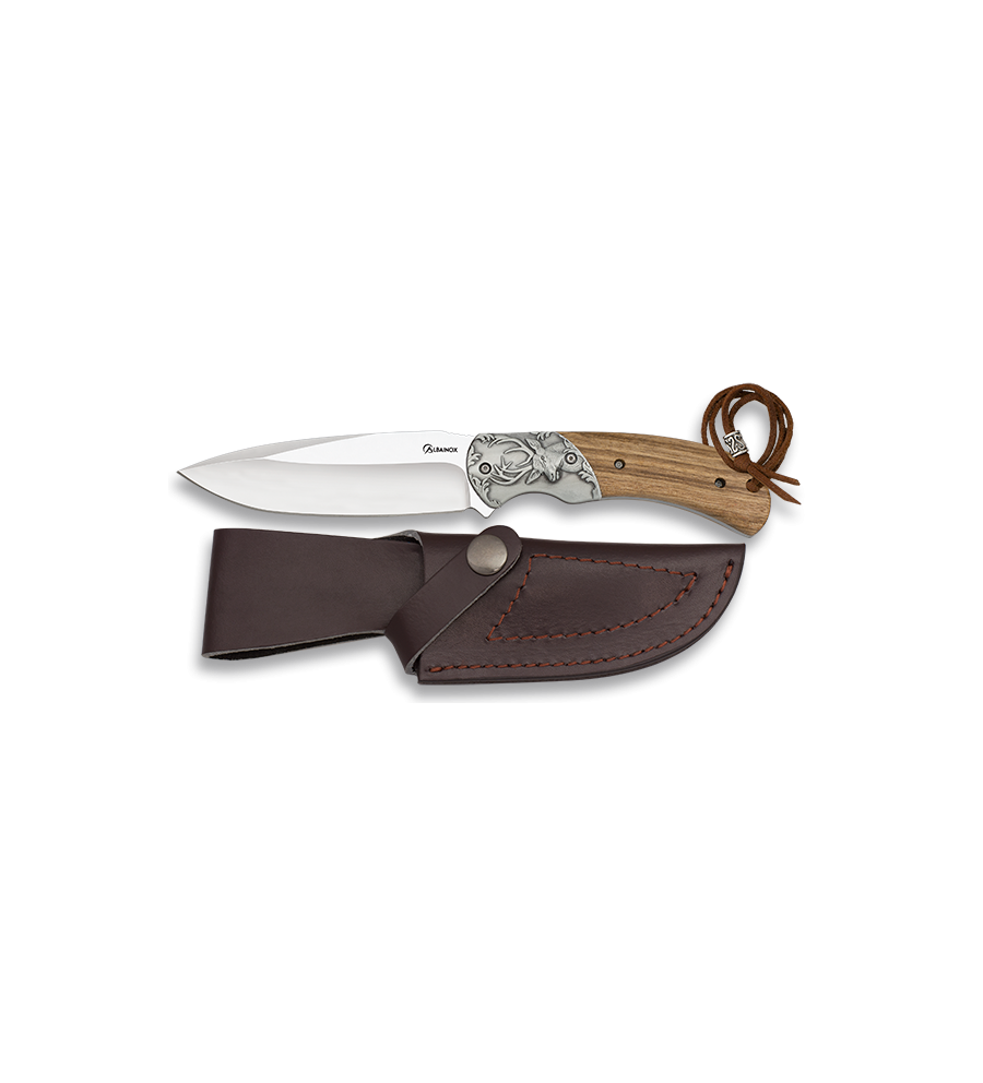 Cuchillo caza Albainox madera virola Cie