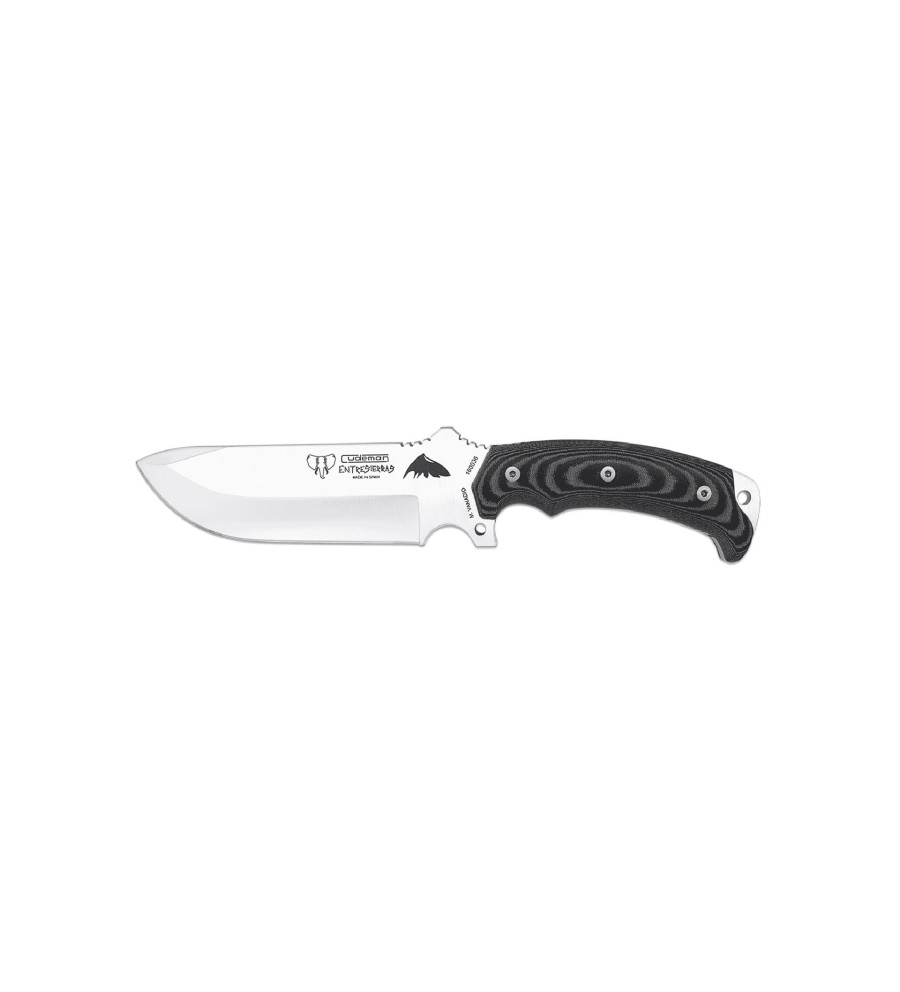 Cuchillo táctico Cudeman entresierras micarta negra 155-M