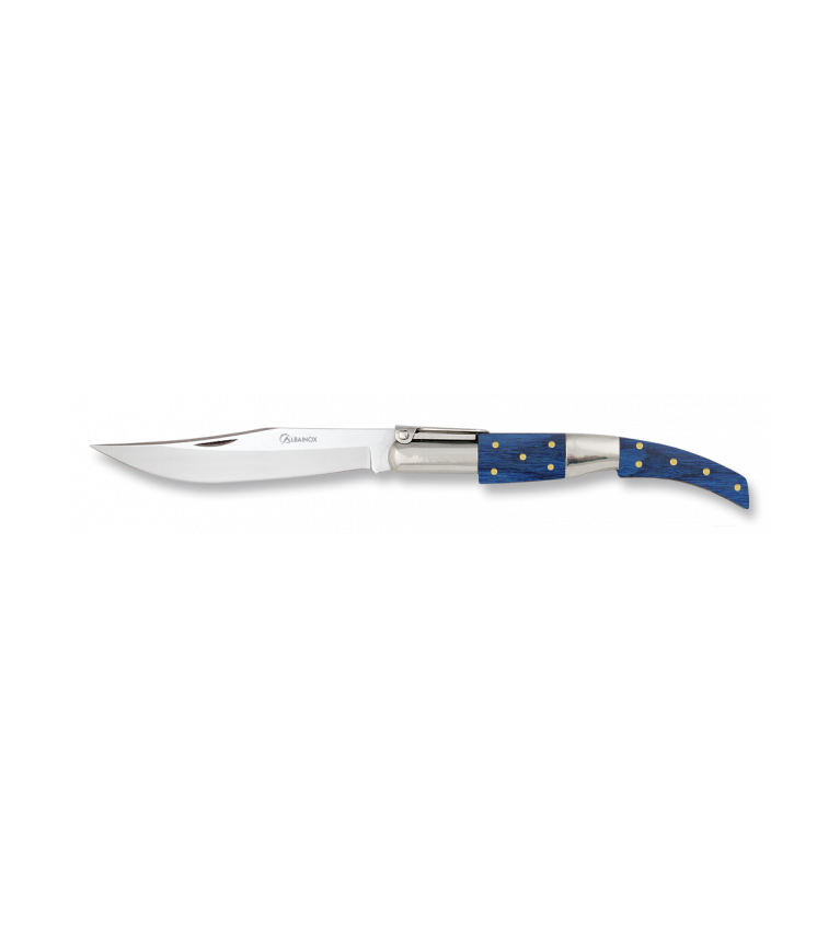 Navaja arabe carraca Nº00. stamina azul.