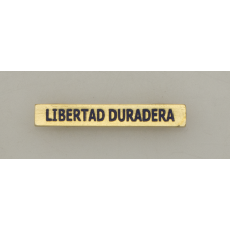 Barra mision " LIBERTAD DURADERA "