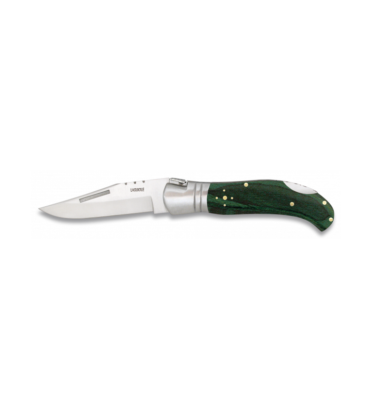 Navaja LAGUIOLE-CAZA.Mikarta Verde.9.5cm