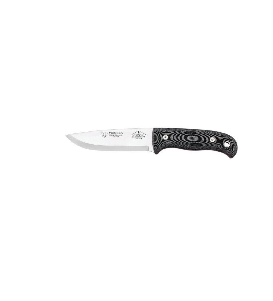 Cuchillo táctico Cudeman Bushcraft micarta negra 158-M