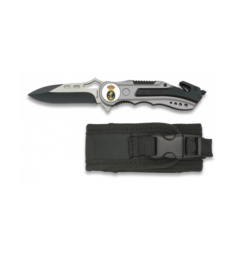 Navaja Albainox gris sin sierra. h:6.5