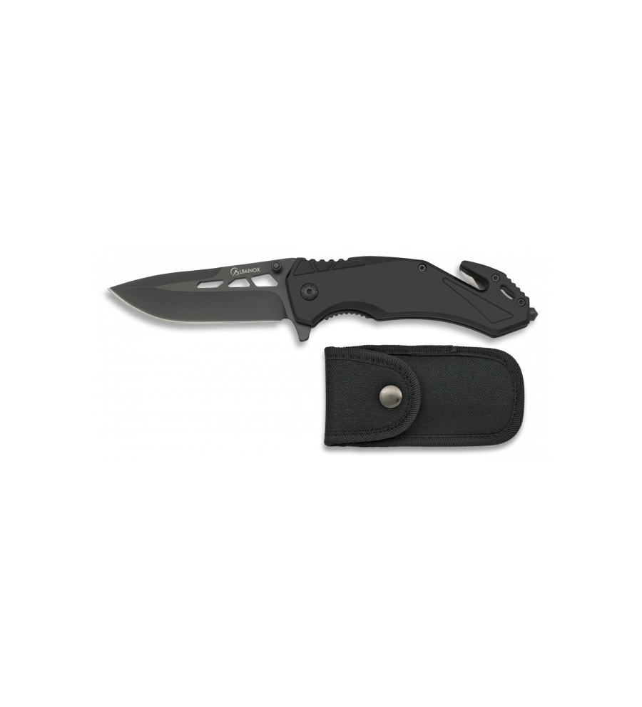 navaja albainox seguridad negra. h: 8.8