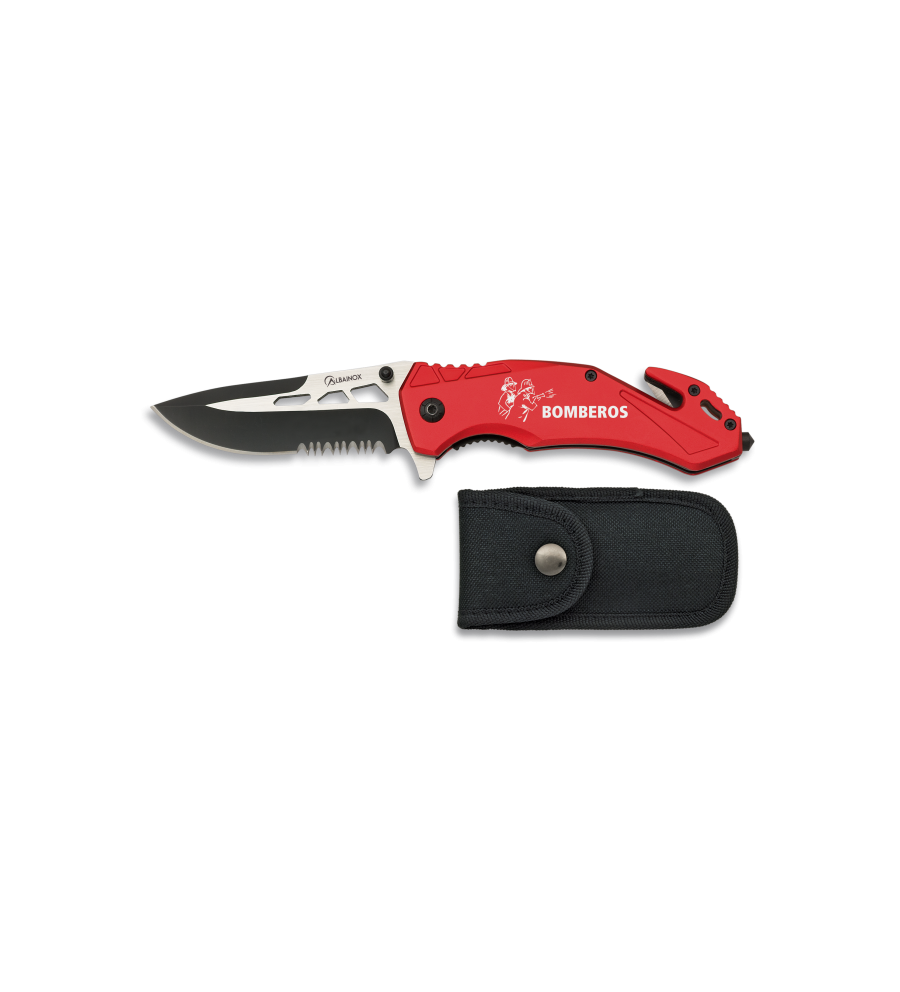 navaja Albainox roja seguridad c/F. 8.8