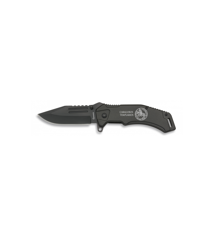 navaja Albainox negra. hoja 9 cm