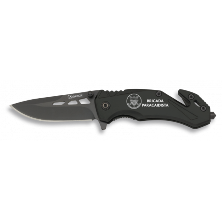 navaja Albainox seguridad negra. h:5.8