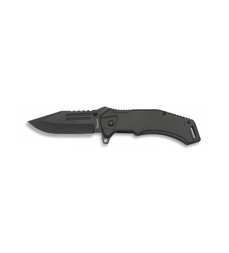 navaja ALBAINOX negra. hoja 9 cm