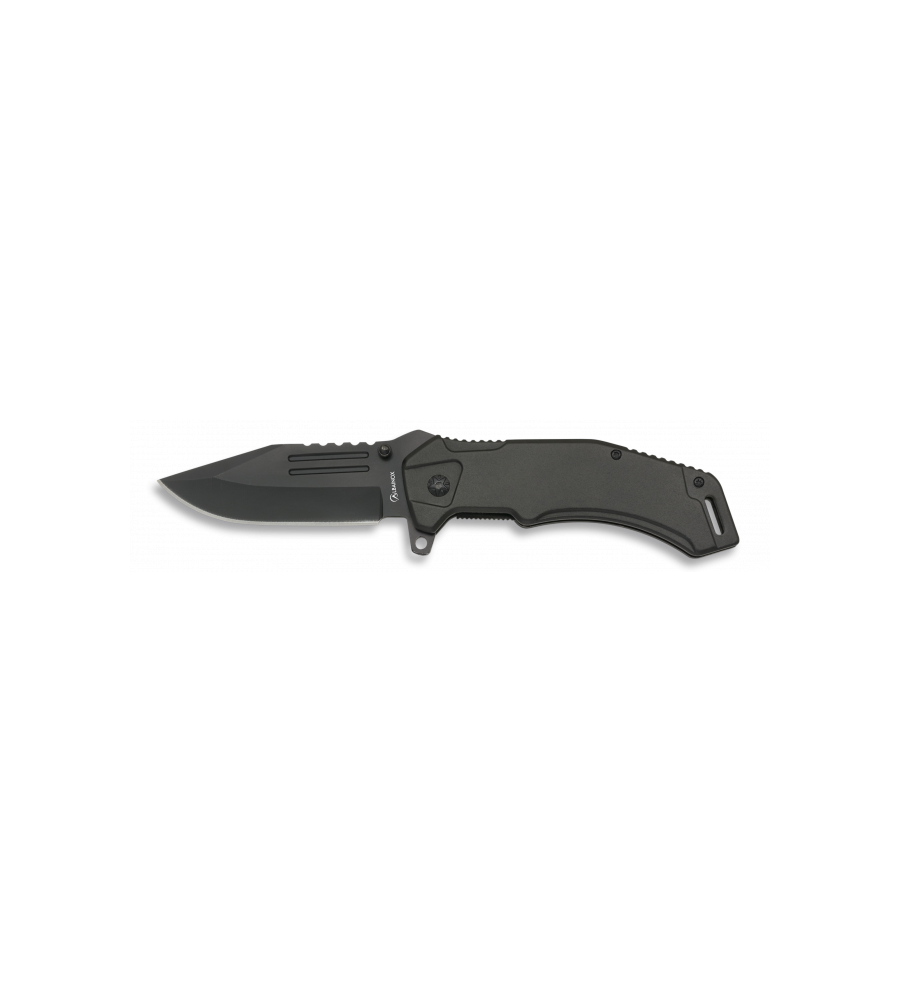 navaja ALBAINOX negra. hoja 9 cm