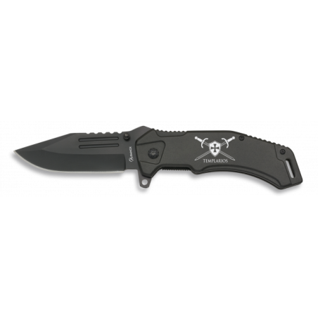 navaja Albainox negra. hoja 9 cm