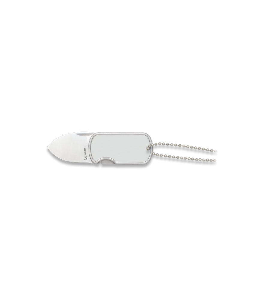 navaja Albainox Dog Tag. cadena. hoja: 4