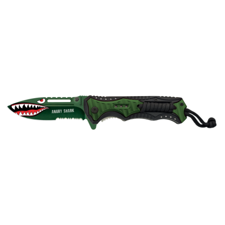 navaja Albainox Angry Shark. hoja: 9.5cm