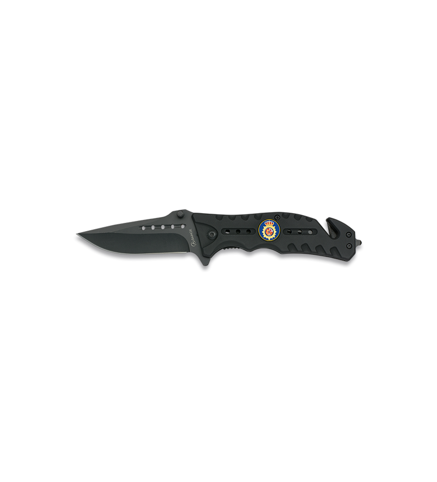 Navaja Negra ALBAINOX CHAPA. Hoja: 8.6 c
