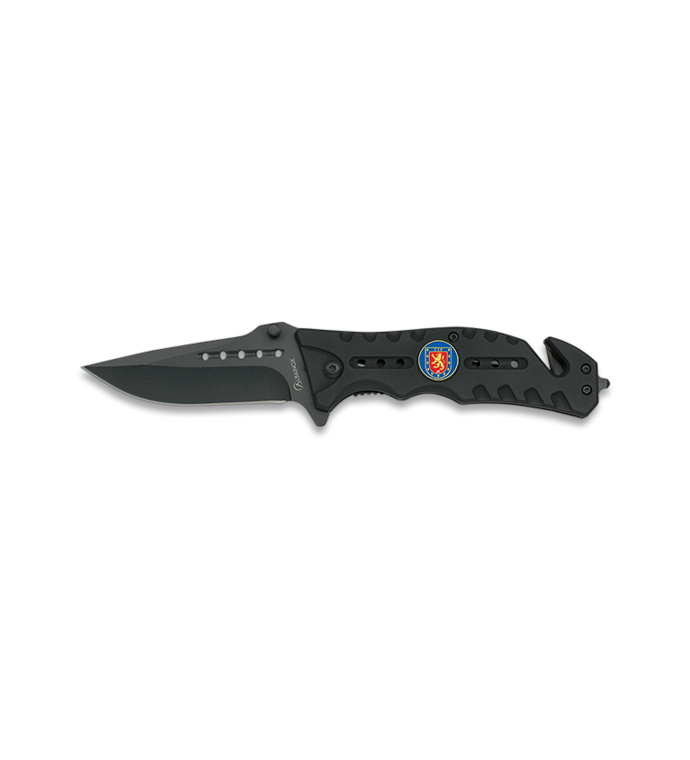 Navaja Negra ALBAINOX CHAPA. Hoja: 8.6 c