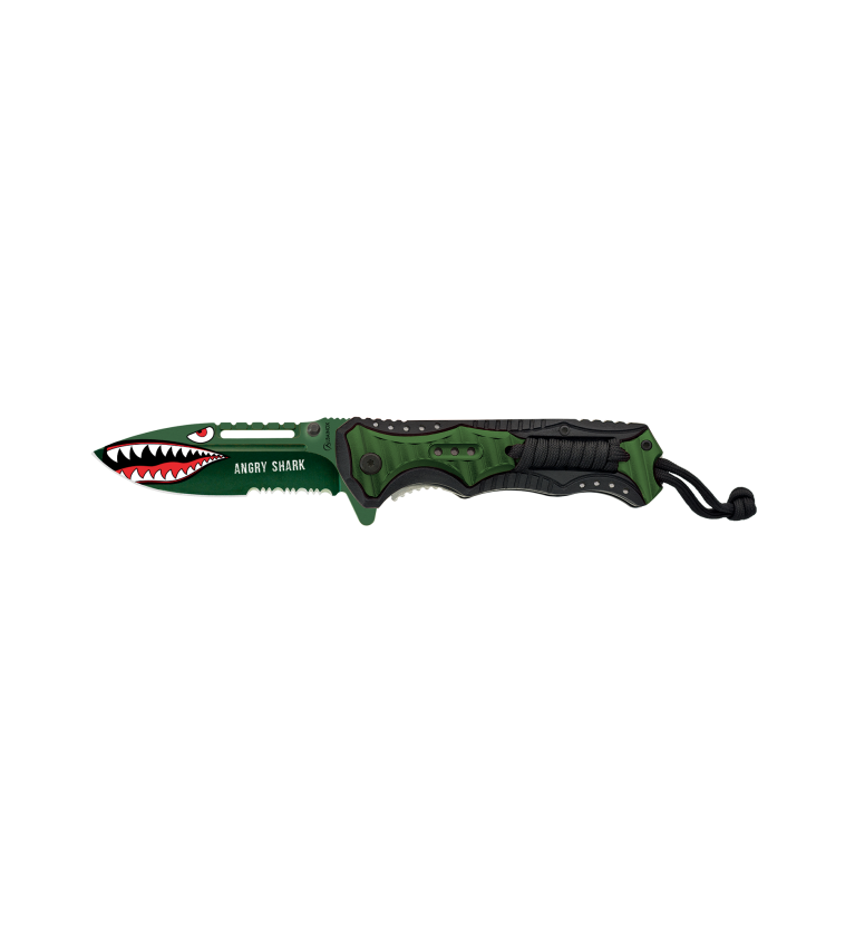 navaja Albainox Angry Shark. hoja: 9.5cm
