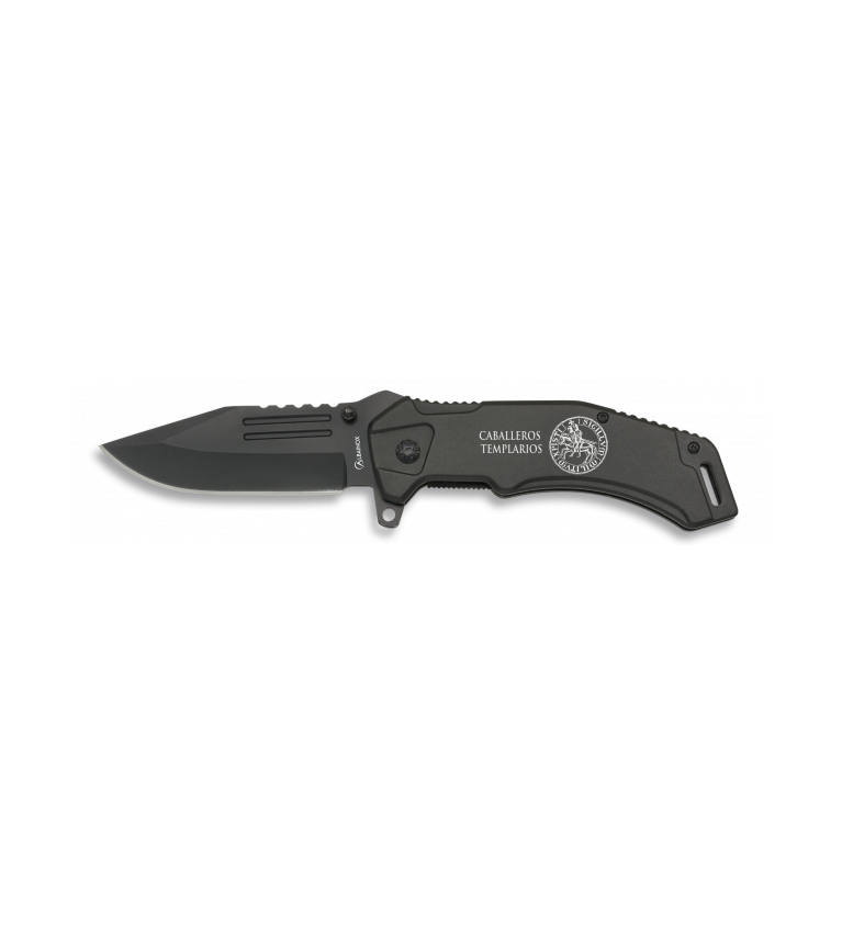 navaja Albainox negra. hoja 9 cm