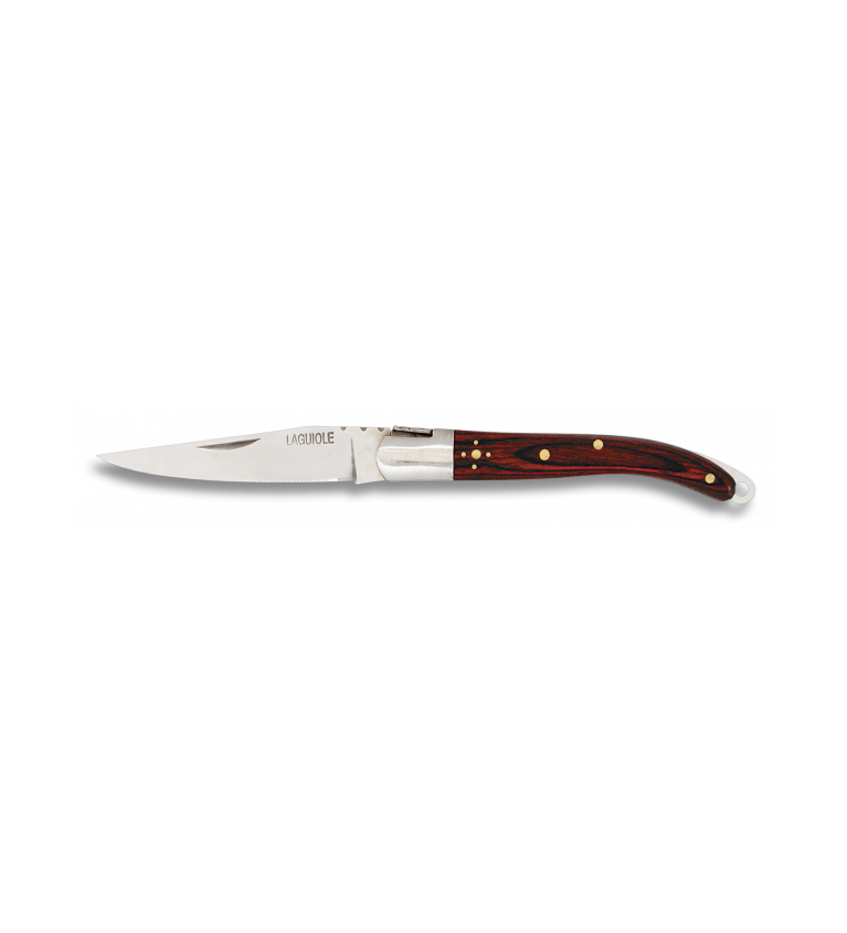 Navaja LAGUIOLE.Mikarta Roja.Hoja: 6cm