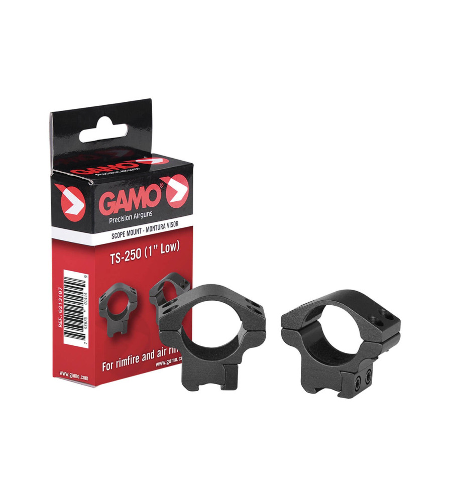 MONTURA GAMO TS-250 1" BAJA. PARA CARRIL DE 11 mm